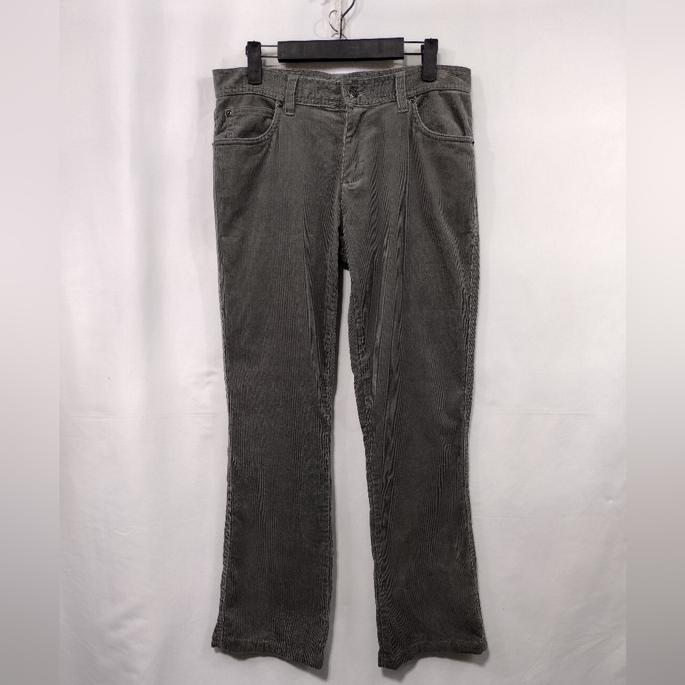 Ralph Lauren Sport Corduroy Pants Womens 4 Gray Casual Comfy Retro 90s Y2K